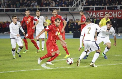 Македонските фудбалери во нова акција