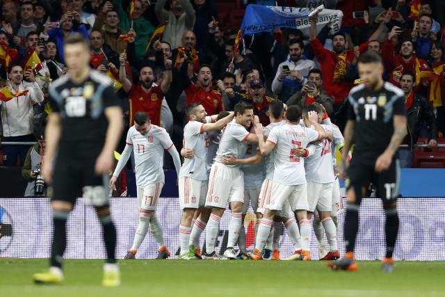 Шпанија ја понижи Аргентина