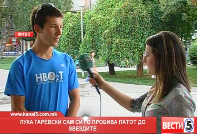 Лука Гаревски сам си го пробива патот до ѕвездите