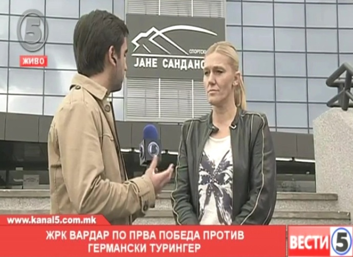 ЖРК Вардар по прва победа против германски Турингер во новата сала „Јане Сандански“