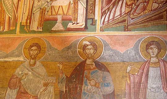 Фрескосликање на црквата „Свети Димитрија“ во Зрновци
