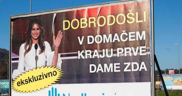 Меланија испрати предупредување до граѓаните на Севница, Словенците се шегуваат на нејзина смета