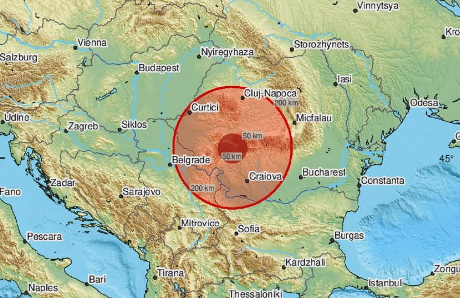 Серија земјотреси во Романија се почувствувани и во источна Србија