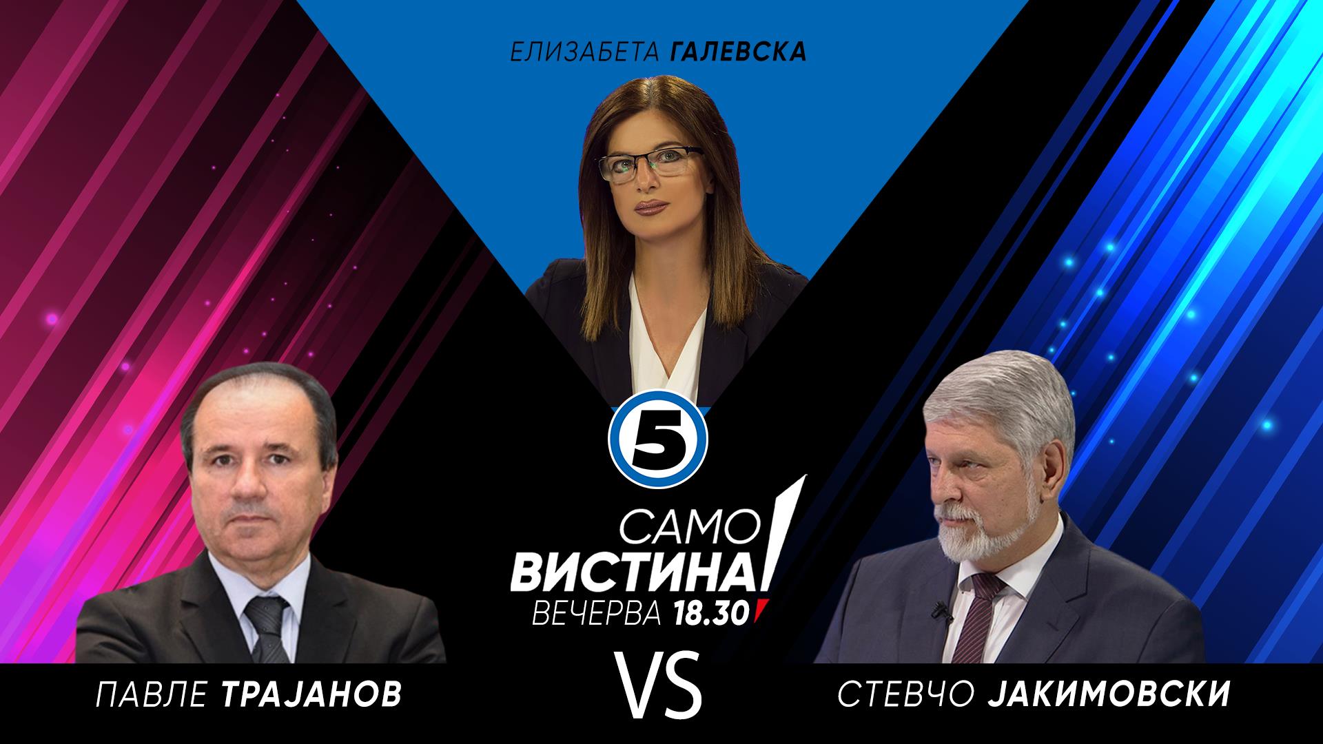 Павле Трајанов и Стевчо Јакимовски во „Само Вистина“ - Канал 5
