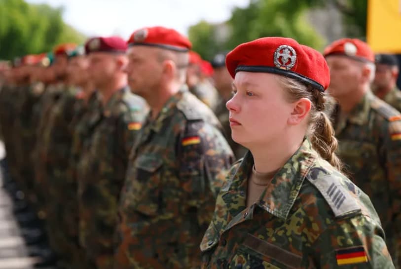 Бројот на регрути во германската армија годинава е зголемен за 28 проценти, целта е да се исполнат НАТО стандардите