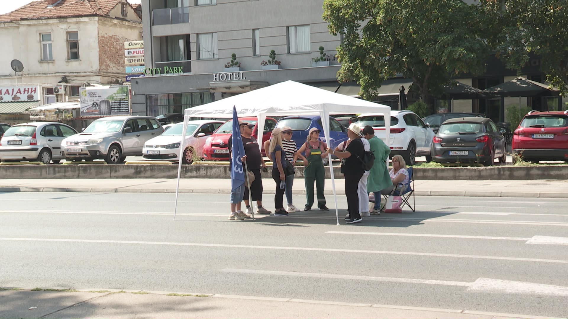 Нов протест на вработените во фирмите-ќерки на ЈП Паркови и зелнило