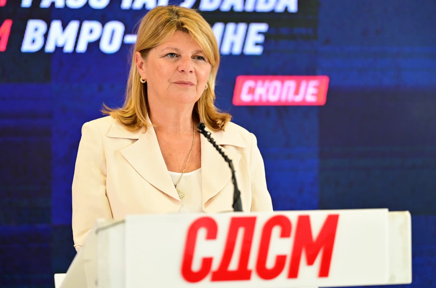 Шукова: 4 години разочарувања, секоја улицa секое маало сведочи за неуспехот на ВМРО-ДПМНЕ во Скопје