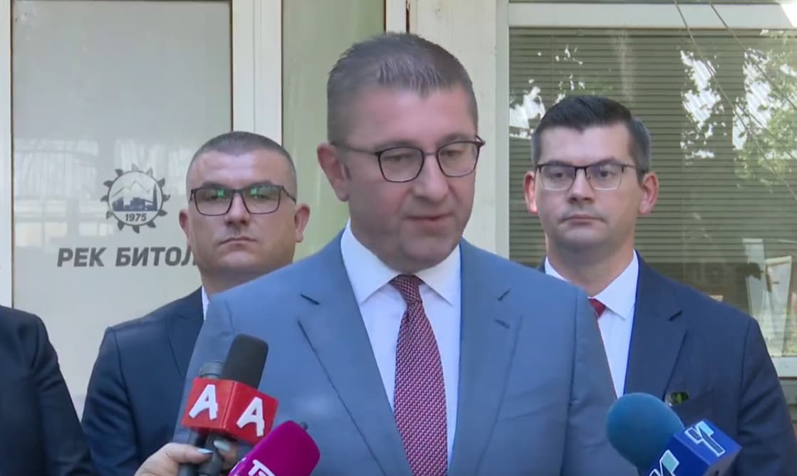 Премиерот Христијан Мицкоски за РЕК Битола: Свесен сум за седумгодишниот тајфун   