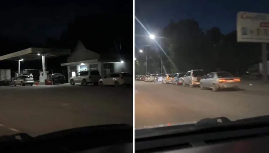 Русите со часови чекаат во ред за бензин- за тоа ги обвинуваат Украинците (ВИДЕО)
