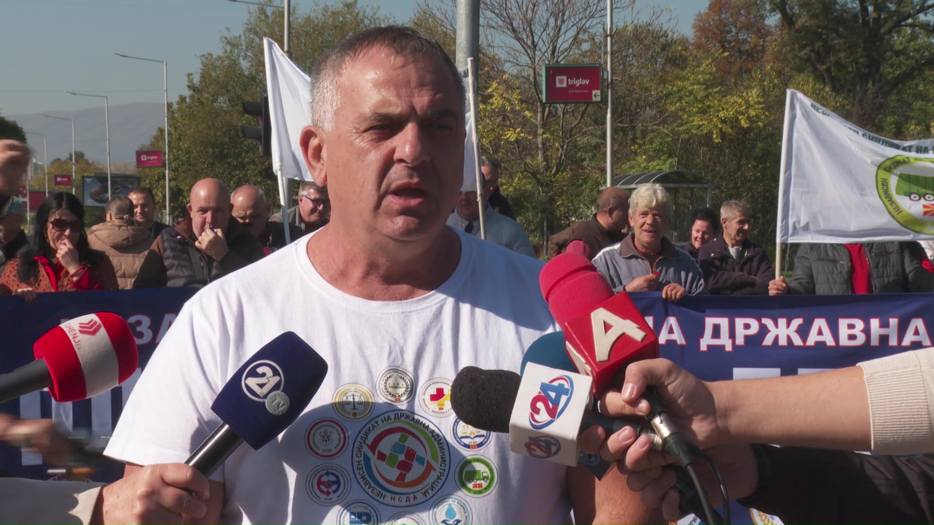 Вработените во Паркови и зеленило ќе протестираат секој ден, не ја добиле платата за септември