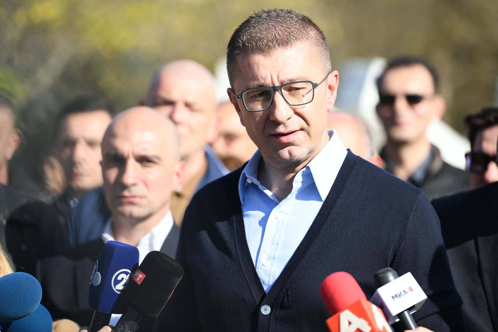 Мицкоски: Масовно и обединето да дадеме поддршка за Лабудовиќ и Ѓорѓиевски