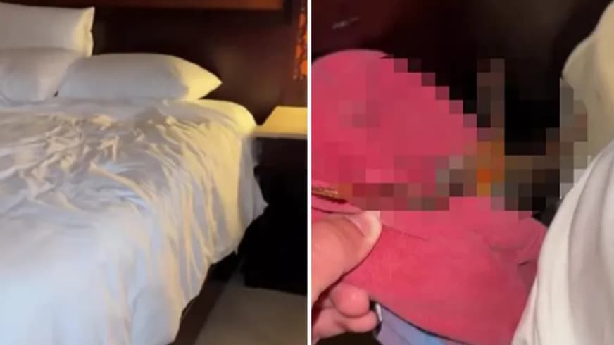 Лежел во хотелска соба, кога слушнал необичен звук под креветот- кога погледнал, се смрзнал од страв (ВИДЕО)