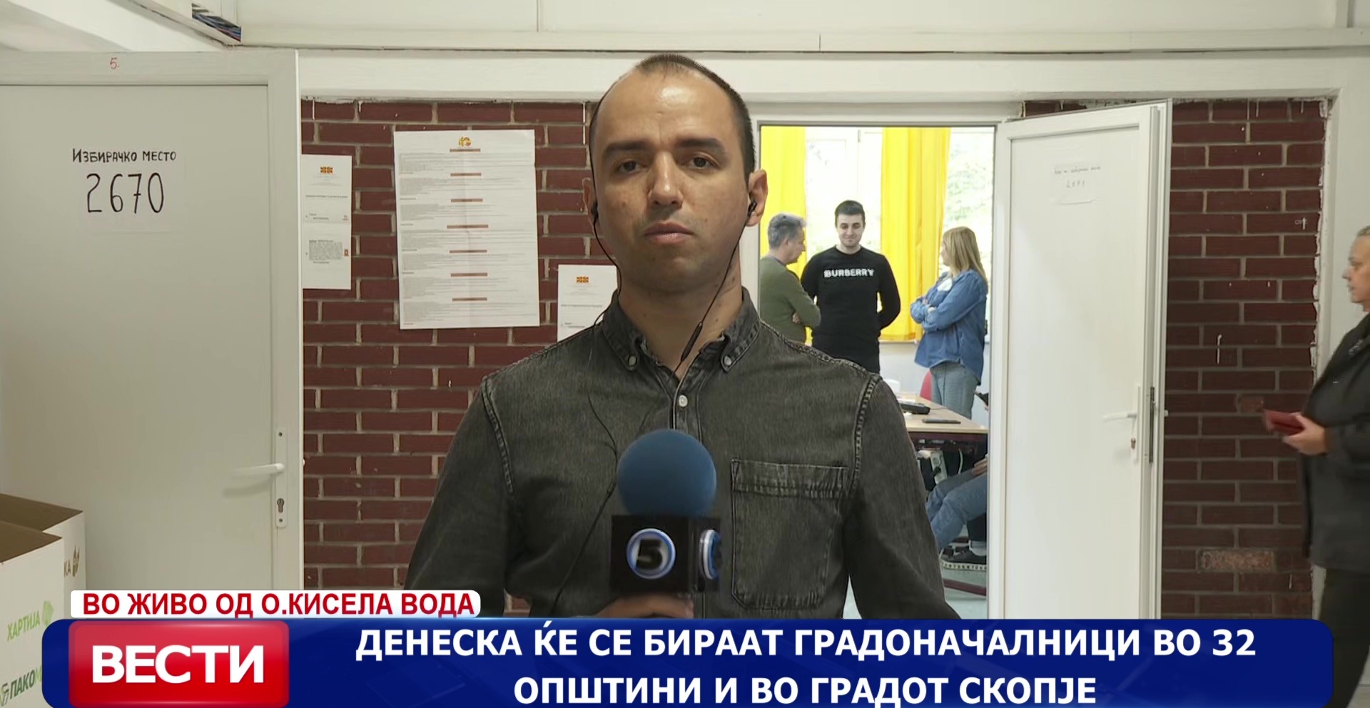 Како се одвива гласањето за градоначалник на Скопје во општина Кисела Вода?
