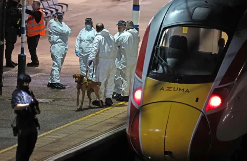 Дедо одбранил девојка со шише виски од терористите- детали за крвавиот напад со нож во воз во Британија