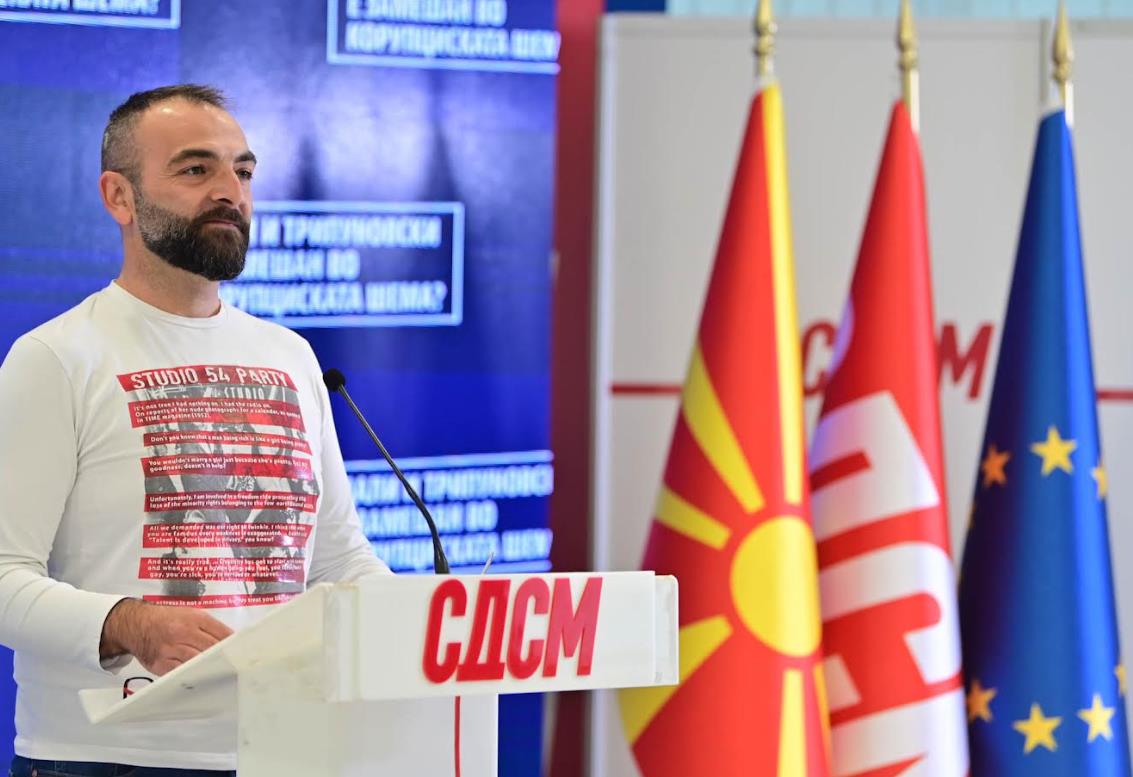 СДСМ: Дали и министерот Трипуновски е замешан во корупциската шемата на неговиот директор Стоилев?