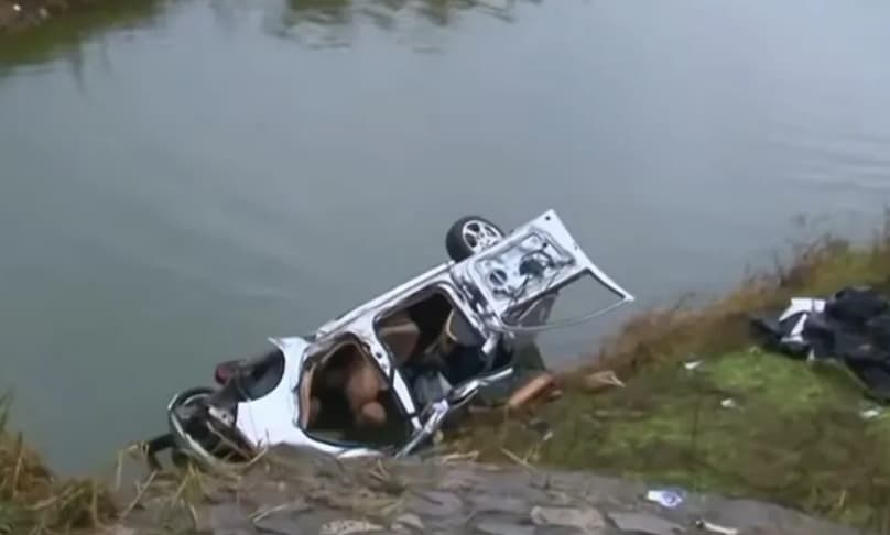 Трагична полициска потера во Бугарија: Автомобил пропадна во езеро, загинаа шест лица (ВИДЕО)