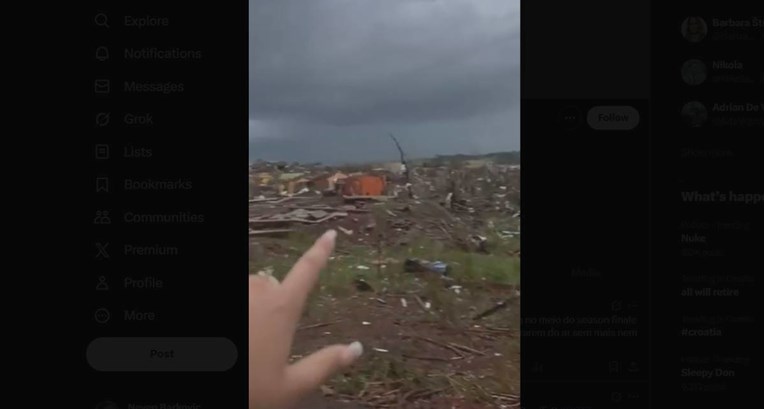 Торнадо направи пустош во Бразил: Најмалку петмина загинати, над 100 повредени (ВИДЕО)