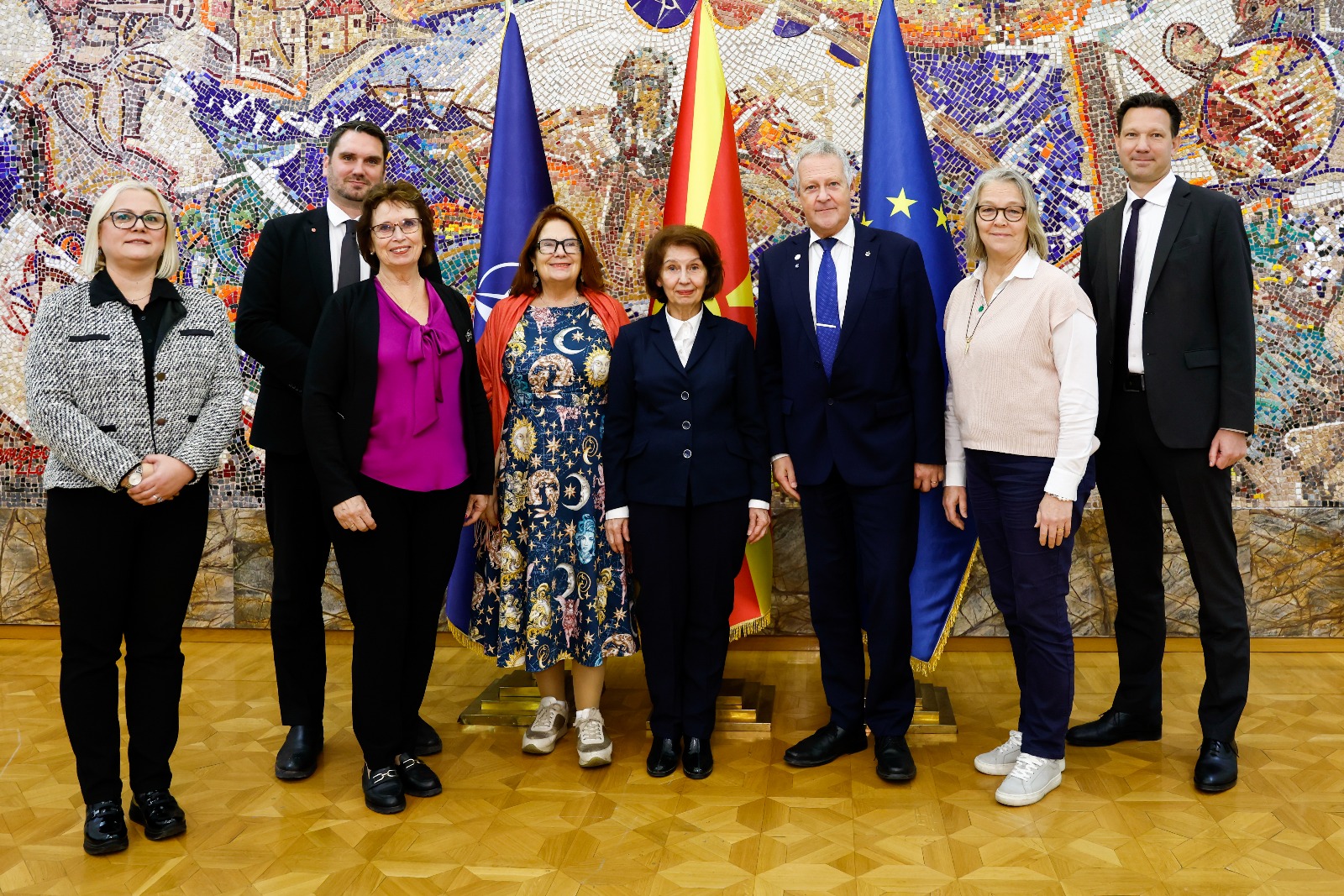 Претседателката Сиљановска-Давкова прими делегација на Меѓупарламентарната група за пријателство од шведскиот парламент – Риксдаг