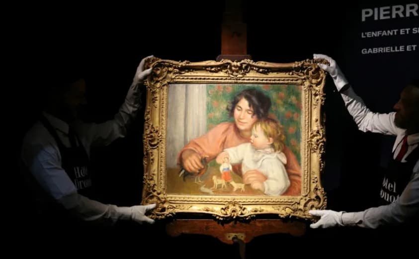 До сега непознато ремек дело на Реноар е продадено за 1,8 милиони евра