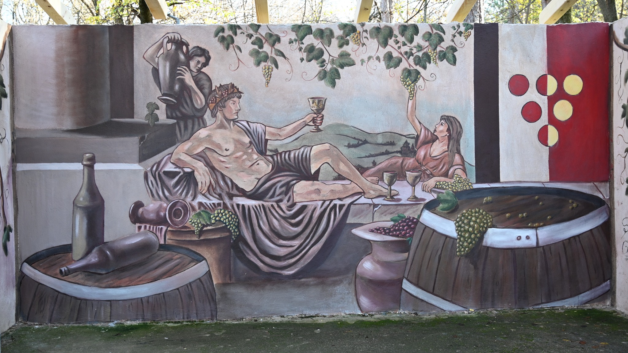 Јанчев: Заврши изработката на мурали во дворот на Вински музеј во Кавадарци