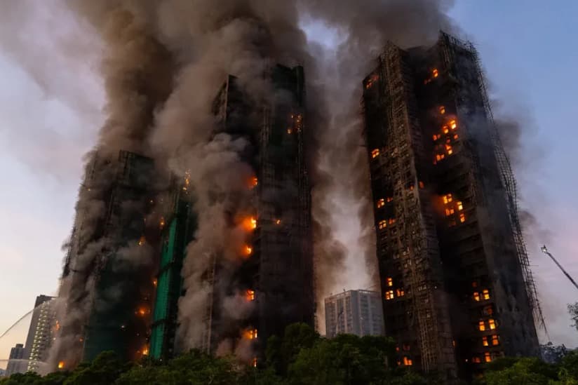 Бројот на жртвите од пожарот во Хонг Конг се зголеми на 160, уште шестмина се водат за исчезнати