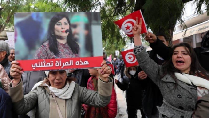 Лидерката на туниската опозициска партија е осудена на 12 години затвор