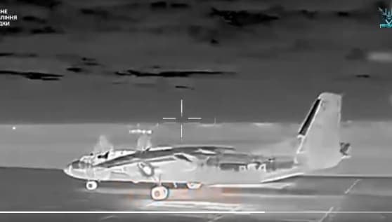 Украинците со дрон погодија руски транспортен авион непосредно пред полетување (ВИДЕО)