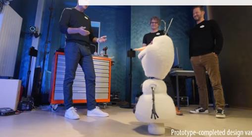 „Оживеан“ ликот на Олаф од „Снежното Кралство“ на „Дизни“