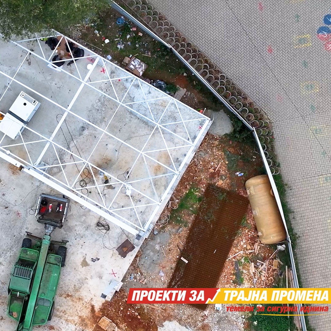 Мицкоски: Изградба на фискултурна сала во ООУ „Наум Охридски“ во Општина Гази Баба - влог во иднината на младите