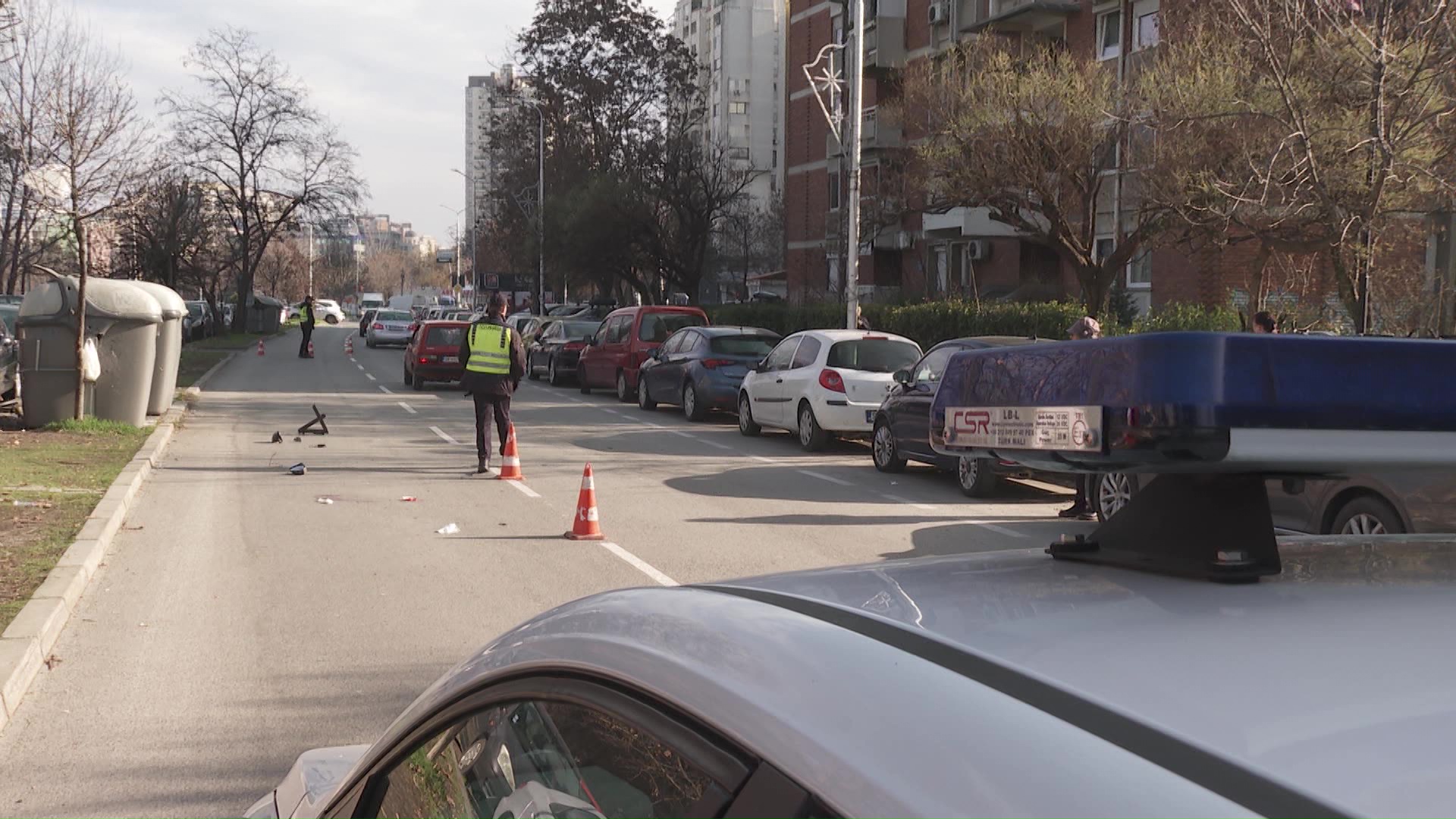 Полицијата трага по возачот кој смртно прегази жена во скопски Капиштец и побегна