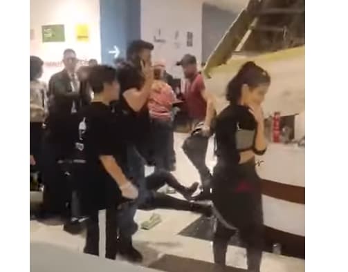 Паника во трговски центар во Солун, каде одат на шопинг Македонците- се урнал таванот (ВИДЕО)