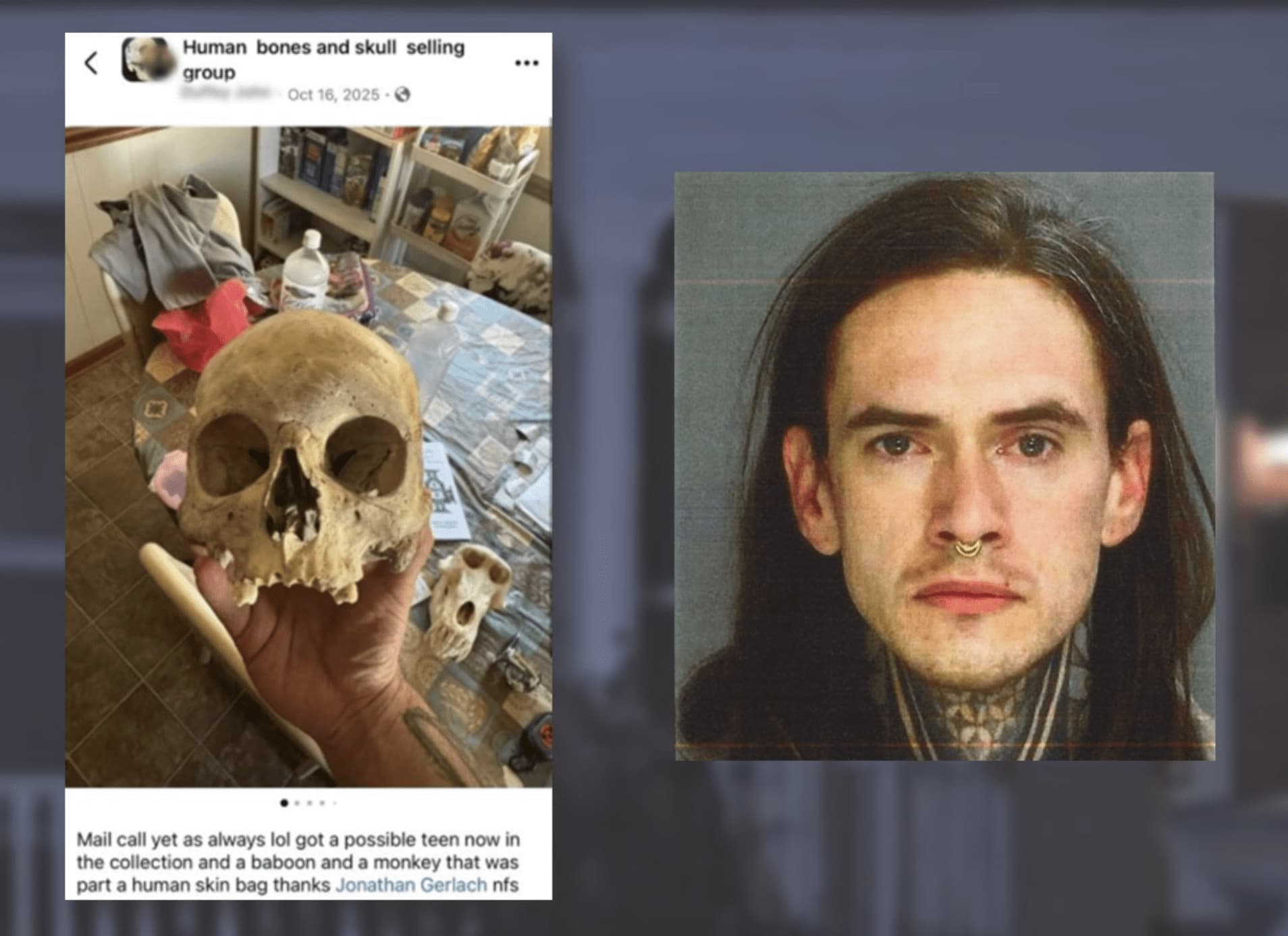 Маж е уапсен на гробишта- носел мумифицирани тела на деца и черепи, во куќата му пронашле ужас (ВИДЕО)