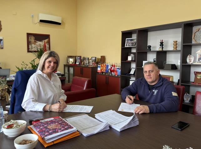 Потпишан меморандум за соработка меѓу Општина Неготино и доброволното противпожарно друштво „Повардарец