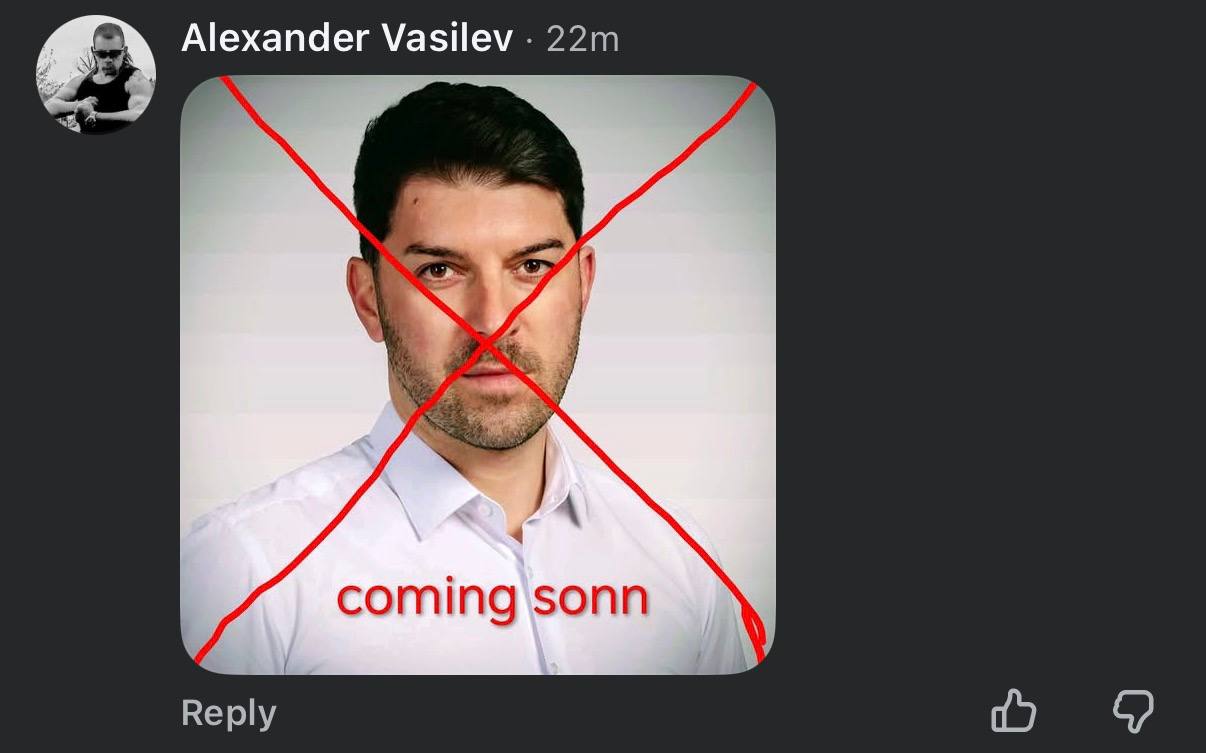 Дали е ова закана за убиство на нашиот колега Александар Видиновски?