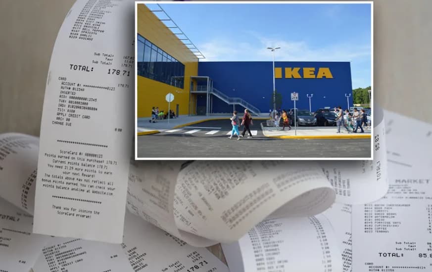 Фискална сметка од ИКЕА од 4,3 метри- неверојатно е што сѐ купила жената во Берлин (ФОТО)