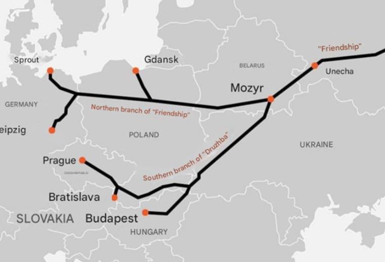 Велика Британија привремено го ослободува нафтоводот „Дружба“ од санкции