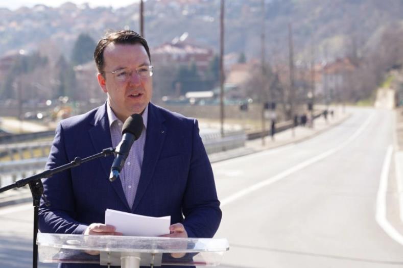 Николоски: Со пуштање на реконструираната обиколница на Крива Паланка, спој со Бугарија, ја завршуваме модернизацијата на источното крило на Коридор 8