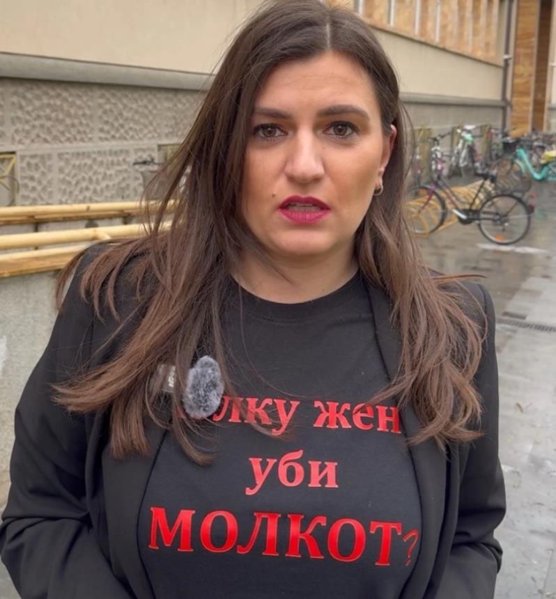 Зајкова го поднесе предлог законот за електронска нараквица за следење на насилниците во Собранието