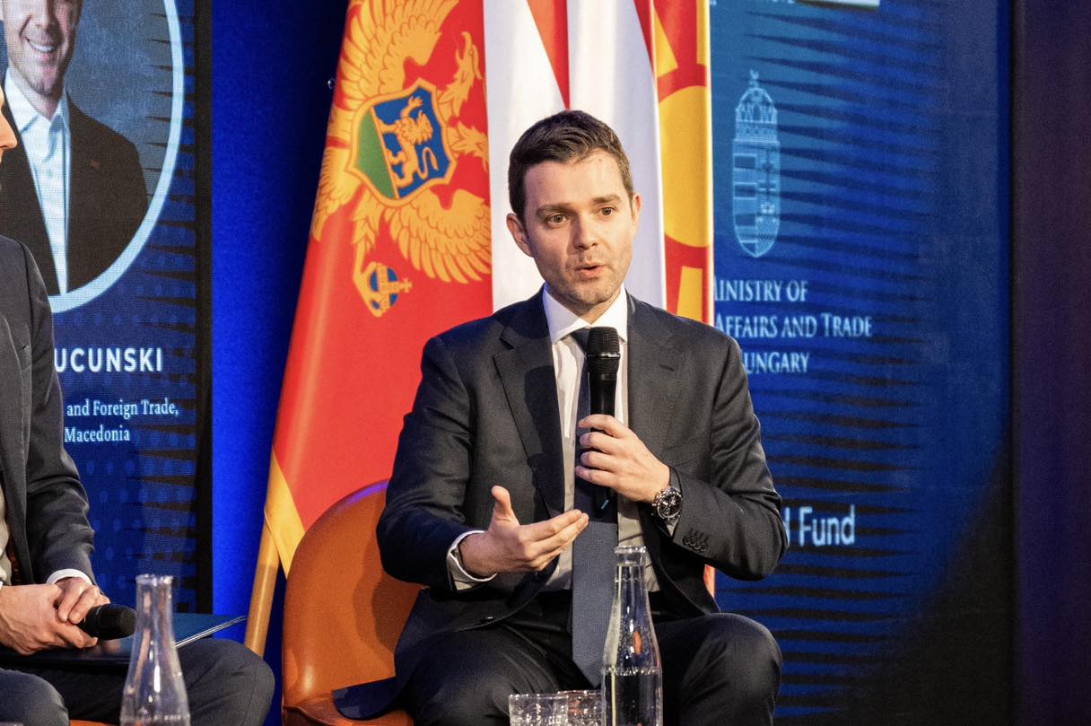 Муцунски на панел „Централна Европа и Западниот Балкан во новата геополитичка ера“ во Будимпешта