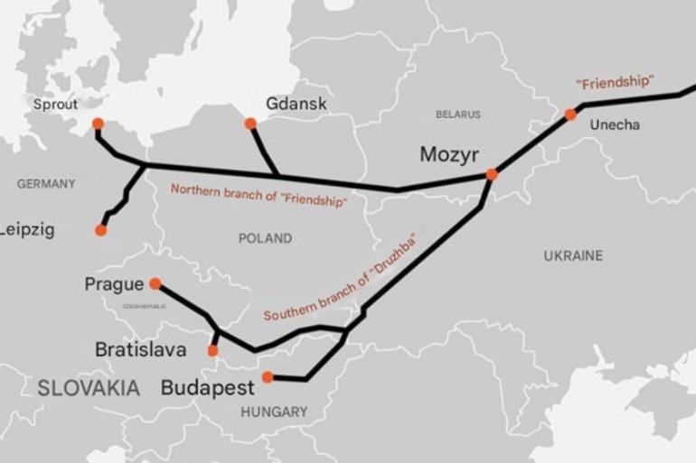 Братислава соопшти дека се обновени испораките нафта за Словачка преку нафтоводот „Дружба“