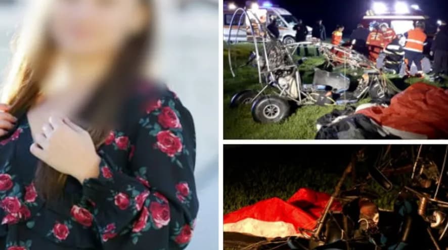 20- годишна девојка и пилотот загинаа на параглајдинг, нејзиното момче ја гледало трагедијата (ВИДЕО)