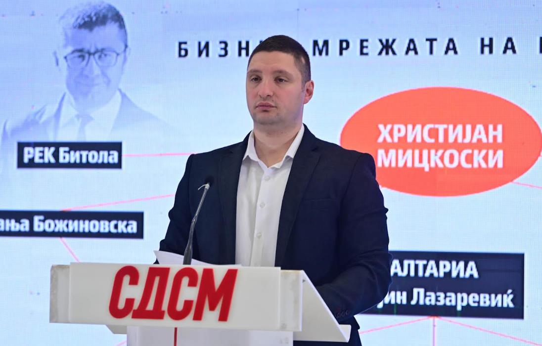 СДСМ: Ацо Ристов во РКЕ e нова алка во бизнис мрежата на Христијан Мицкоски