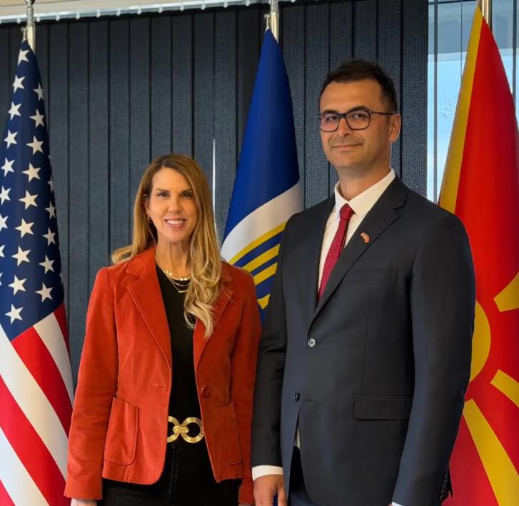 Средба на градоначалниот Стојкоски со амбасадорката Варнс