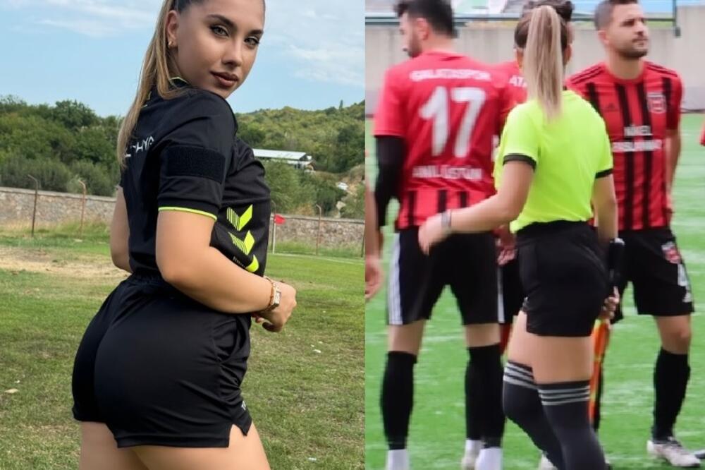 Видео- Фото: Провокативната фудбалска судијка Елиф доби суспензија, но сега заработува со секси фотки“!