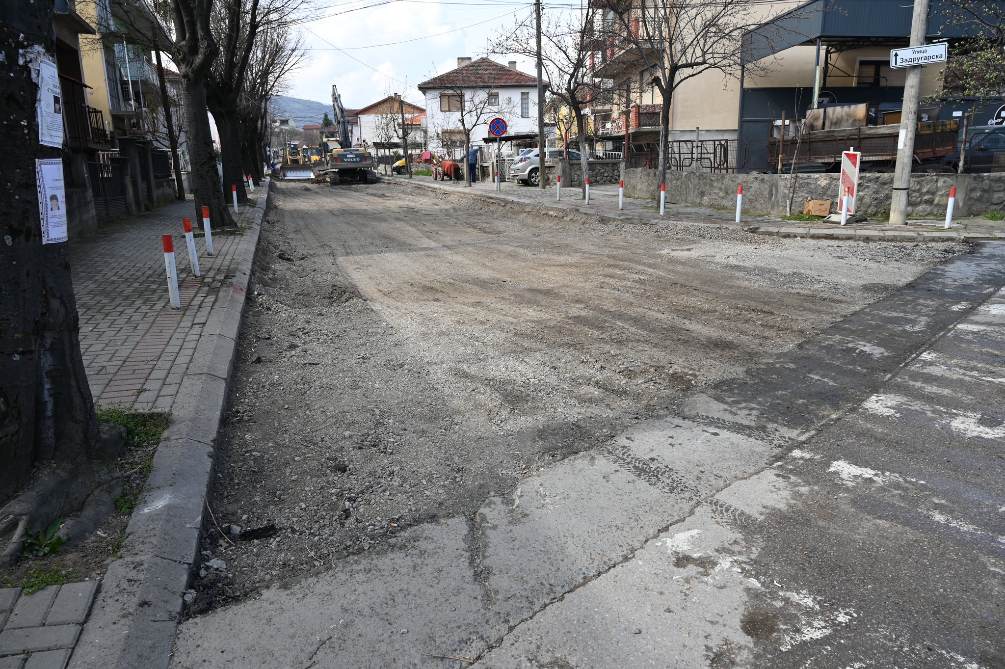 Јанчев: Напредуваат градежните активности на ул. „Задругарска“