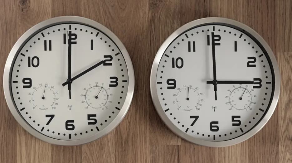 Утре се поместуваат стрелките на часовникот