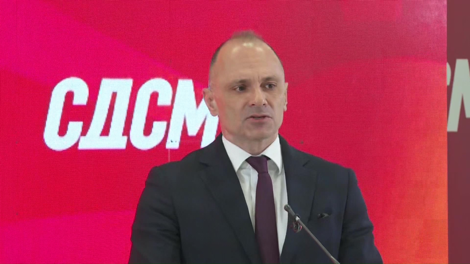 Прес-конференција на претседателот на СДСМ, Венко Филипче и претседателот на хрватската СДП, Хајдаш Дончиќ