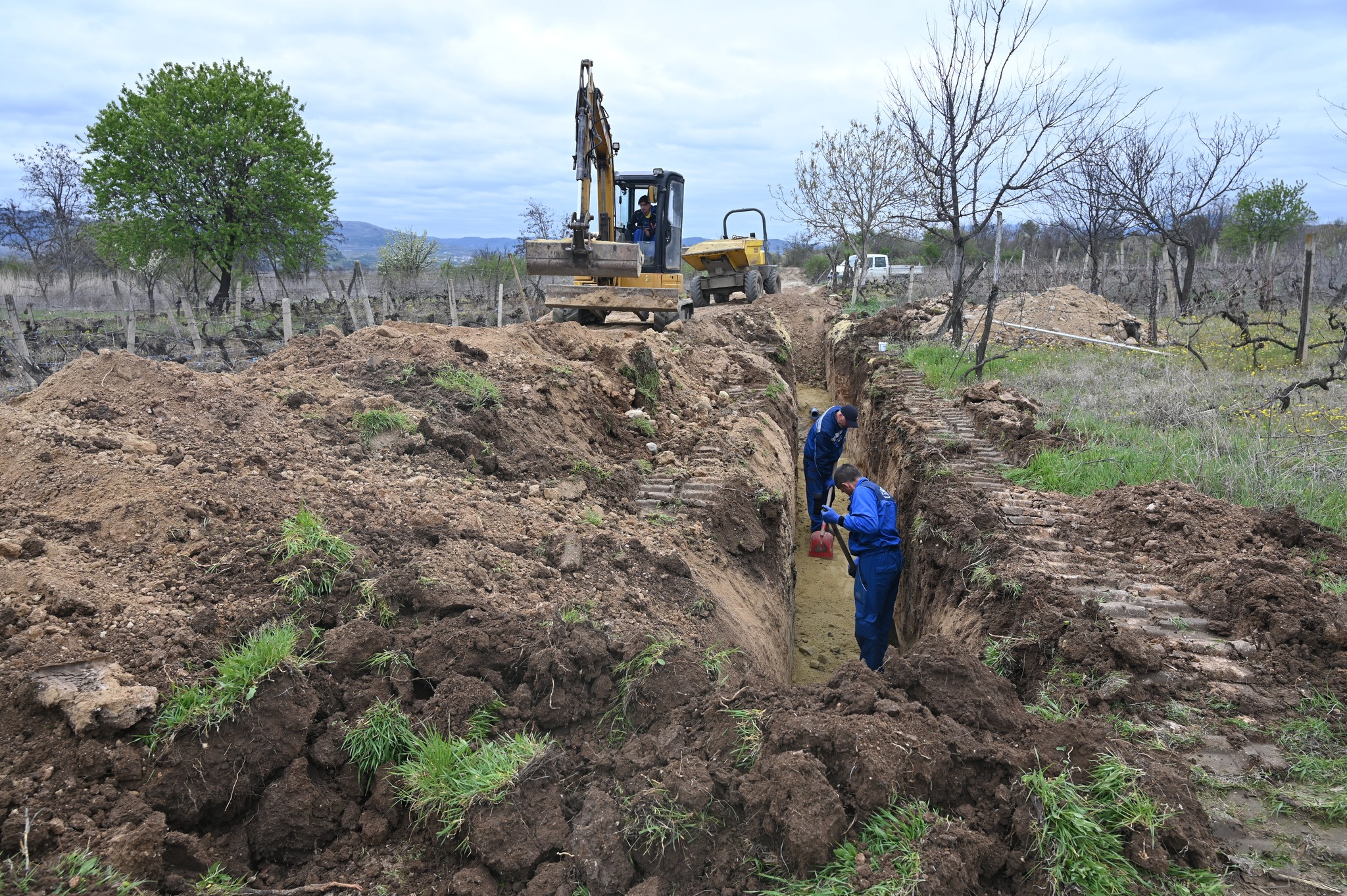 Јанчев: Во тек е реализацијата на проектот за реконструкција на главната водоводна линија во Сопот
