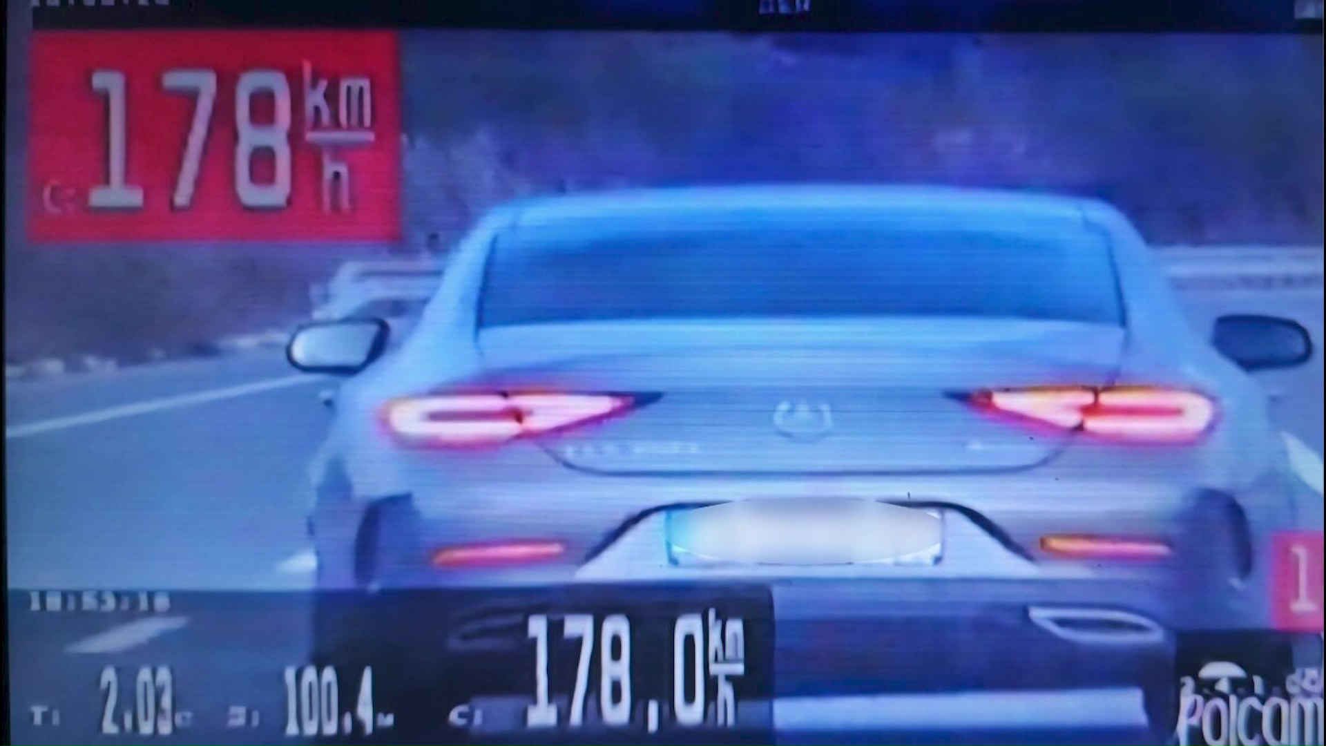 На патот Штип- Радовиш возел со брзина од 178 км. на час, бил „фатен“ со возило пресретнувач на МВР