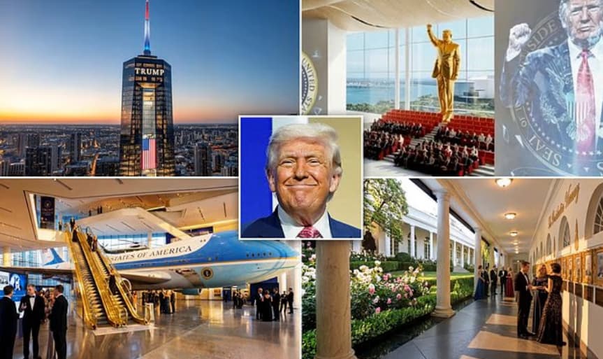 Уште еден мегаломански план на Трамп: Претседателска библиотека на 50 ката со авион во приземје (ВИДЕО)